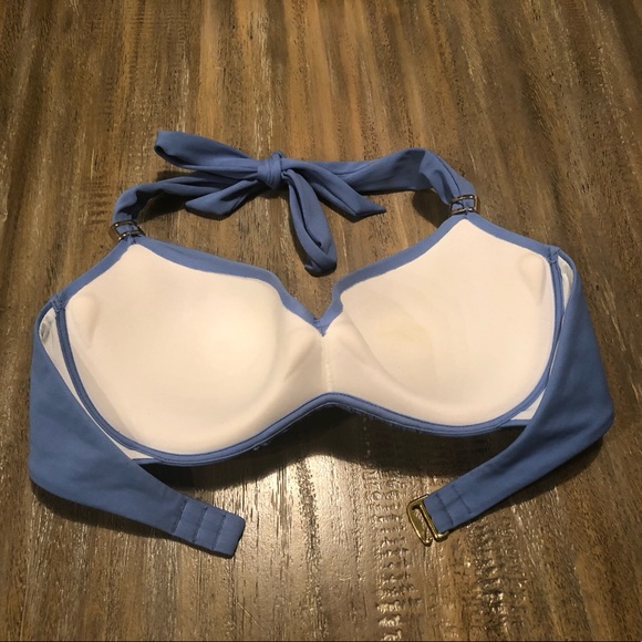 Victoria’s Secret Blue Push Up Bikini Top 32C - Picture 3 of 3